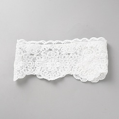 Polyester Flower Embroidery Lace Trim&nbsp;OCOR-WH20018-04A
