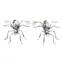Alloy Rhinestone Stud Earrings&nbsp;EJEW-H155-01AS