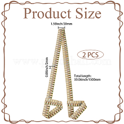 2Pcs Polyester Adjustable Straps&nbsp;AJEW-CY0002-78A