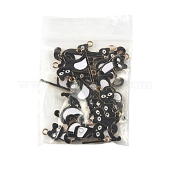24Pcs 6 Styles Alloy Enamel Pendants&nbsp;ENAM-FS0004-46