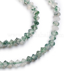 Natural Moss Agate Beads Strands&nbsp;G-E560-E04-4mm