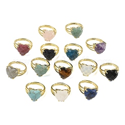 Brass Cuff Open Rings&nbsp;RJEW-D347-01G