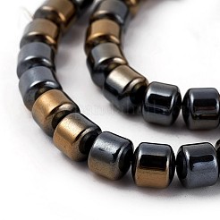 Electroplated Non-magnetic Synthetic Hematite Beads Strands&nbsp;G-P408-I