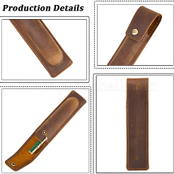 Crazy Horse Leather Pencil Case&nbsp;OFST-WH20816-001A