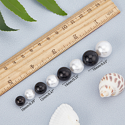 Imitation Pearl Acrylic Beads&nbsp;OACR-NB0001-13