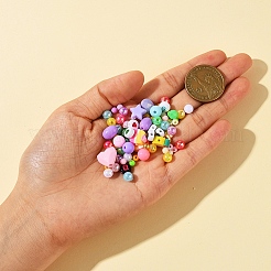 1789Pcs Craft & Plating & Opaque & Spray Painted Acrylic Beads&nbsp;DIY-YW0002-79