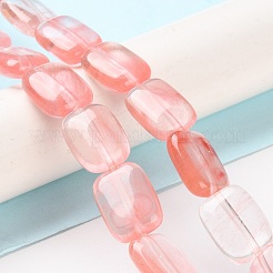 Cherry Quartz Glass Beads Strands&nbsp;G-K357-D07-01