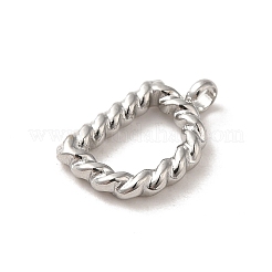 Non-Tarnish 304 Stainless Steel Charms&nbsp;LS-STAS-L022-232A-P