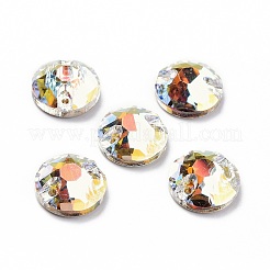 Flat Round Shape Sew on Rhinestone&nbsp;RGLA-C001-10B