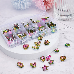Glass Rhinestone Pendants&nbsp;YS-TAC0007-01C