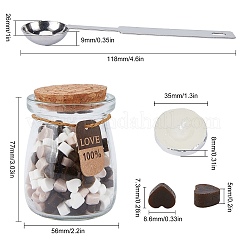 Sealing Wax Particles Kits for Retro Seal Stamp&nbsp;DIY-CP0003-60W
