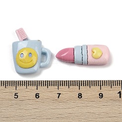 Opaque Resin Cabochons&nbsp;RESI-K043-18