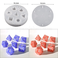 DIY Polyhedral Game Dice Silicone Molds&nbsp;PW-WG25879-01