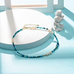 Natural Pearl Beaded Necklace&nbsp;NJEW-JN03765-01