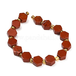 Natural Red Jasper Beads Strands&nbsp;G-F833-B15-01