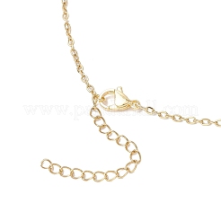 304 Stainless Steel Empty Macrame Pouch Star Moon Pendant Cable Chain Necklaces&nbsp;NJEW-JN05282-01