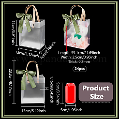 Plastic Packaging Gift Tote Bags&nbsp;LS-ABAG-WH0046-48B