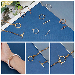 Tibetan Style Alloy Toggle Clasps&nbsp;TIBE-PH0004-01-NR-WH