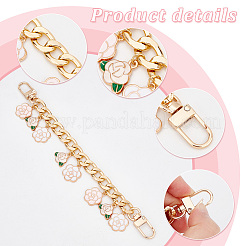 2Pcs Aluminum Curb Chains Purse Strap Extenders&nbsp;AJEW-PH0018-10