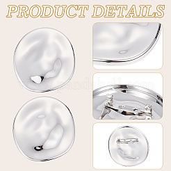 2Pcs Alloy Brooches&nbsp;JEWB-CP0001-58P