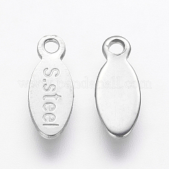 Non-Tarnish 201 Stainless Steel Charms&nbsp;STAS-P160-03P