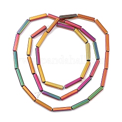 Electroplate Glass Beads Strands&nbsp;EGLA-Q128-12A-FP04