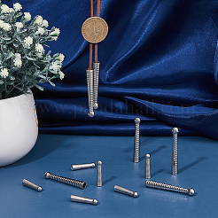 12Pcs 2 Styles Alloy Cord Ends&nbsp;FIND-FH0008-98