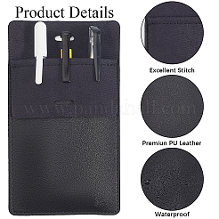 Rectangle PU Leather Pocket Pen Bag for Doctor Nurse&nbsp;AJEW-WH20060-95C