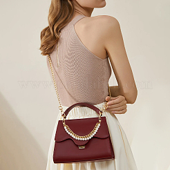 2Pcs 2 Style Resin Imitation Pearl Crossbody Purse Straps&nbsp;FIND-WR0009-54
