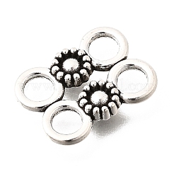 Tibetan Style Alloy Links Connector Charms&nbsp;FIND-D042-07B-AS