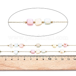 Handmade Shell Beads Chains&nbsp;CHS-T006-15G