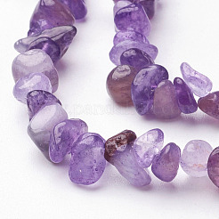 Natural Amethyst Beads Strands&nbsp;G-D283-3x5-7