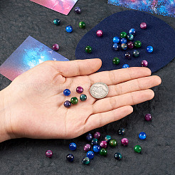 5 Bags 5 Colors Opaque Resin Beads&nbsp;RESI-TA0001-86