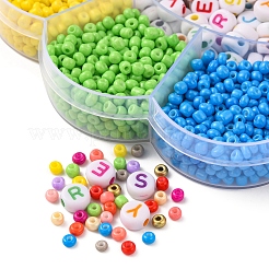 DIY Letter Bracelet Making Kit&nbsp;DIY-YW0002-18-0.7MM