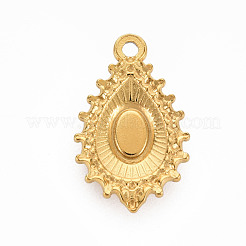 304 Stainless Steel Pendants&nbsp;STAS-N087-41G