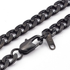 304 Stainless Steel Cuban Link Chain Necklaces&nbsp;NJEW-JN03344