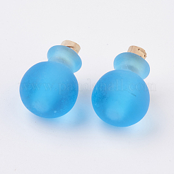 Handmade Lampwork Perfume Bottle Pendants&nbsp;LAMP-P044-P