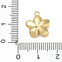 Brass Micro Pave Clear Cubic Zirconia Charms&nbsp;CU-CBA4231-07A-G