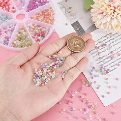 80G 8 Colors 6/0 Glass Seed Beads&nbsp;GLAA-PH0003-68C