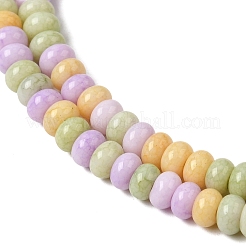 Cracked Opaque Glass Beads Strand&nbsp;GLAA-D306-A05