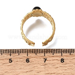 304 Stainless Steel Cuff Open Rings&nbsp;RJEW-F213-02G-08