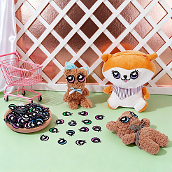 180 Pairs 6 Styles Felt Craft Doll Eye&nbsp;DIY-NB0016-21