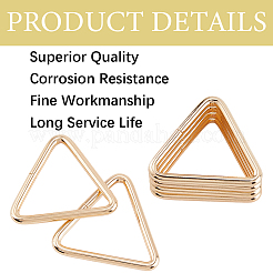 12Pcs Triangle Iron Linking Rings&nbsp;IFIN-CP0002-96LG