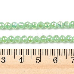 Electroplate Glass Beads Strands&nbsp;EGLA-B013-01A-AB02