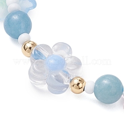 Natural Quartz Beads Braided Bead Bracelets&nbsp;BJEW-MZ00167-04