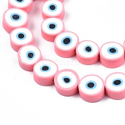 Handmade Polymer Clay Beads Strands&nbsp;X-CLAY-S096-041B