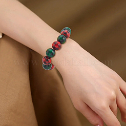 200Pcs 8 Styles Christmas Theme Wooden Beads&nbsp;WOOD-PA0001-09