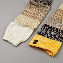 Acrylic Fiber Yarn Leg Warmers Socks&nbsp;AJEW-WH20064-44A
