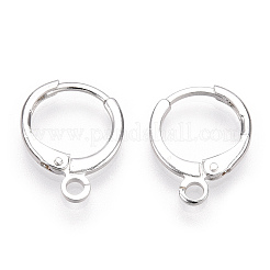 Brass Leverback Earring Findings&nbsp;KK-WH0065-05S
