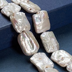 Natural Baroque Pearl Keshi Pearl Beads Strands&nbsp;PEAR-T001-03